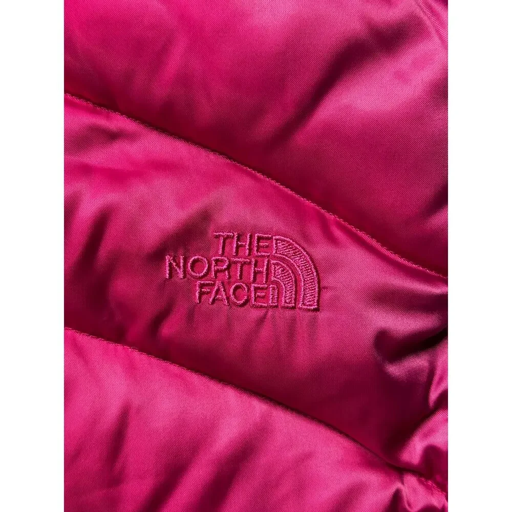 The North Face Women's Pink Puffer Vest - Size S - Picture 4 of 6
